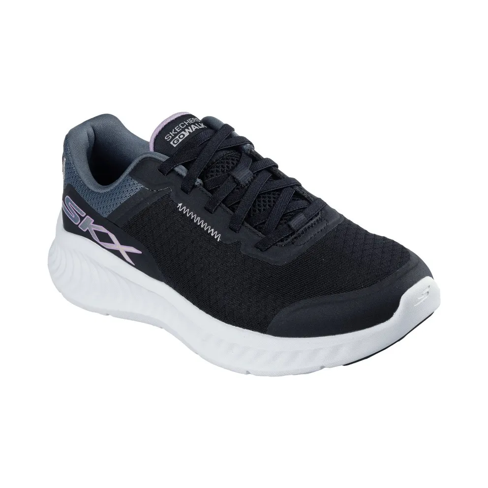 Skechers GO WALK Now – Nikkie “Black / Lavender” (125640BKLV)