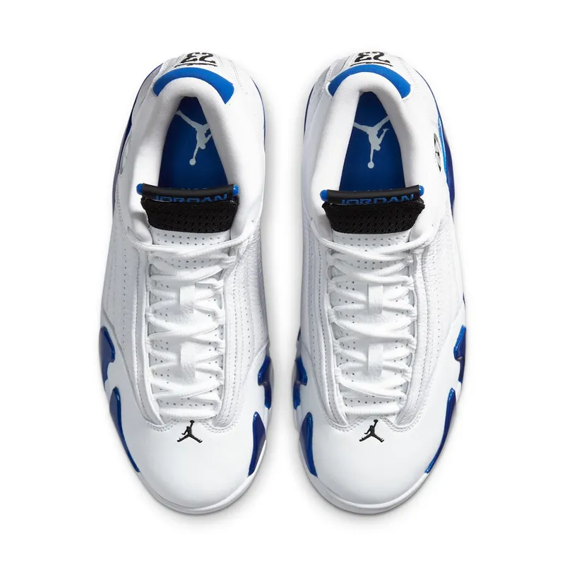 Jordan 14 Retro White Hyper Royal White/Black-Hyper Royal (487471-104)