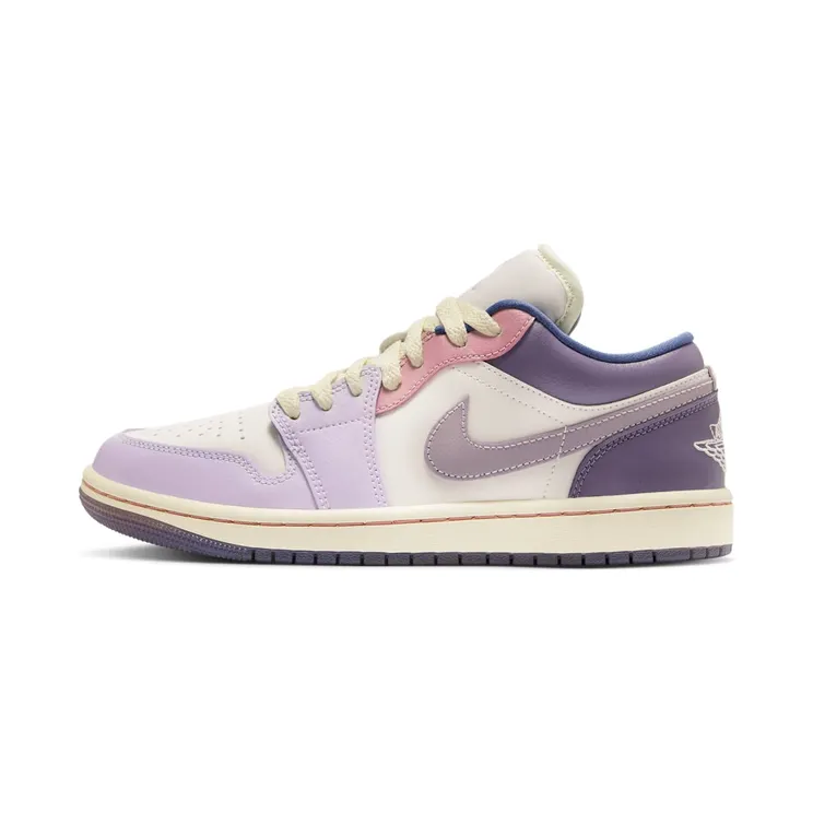 Air Jordan 1 Low Pastel “Light Soft Pink / Coconut Milk / Violet Frost / Plum Fog” (DZ2768-651)