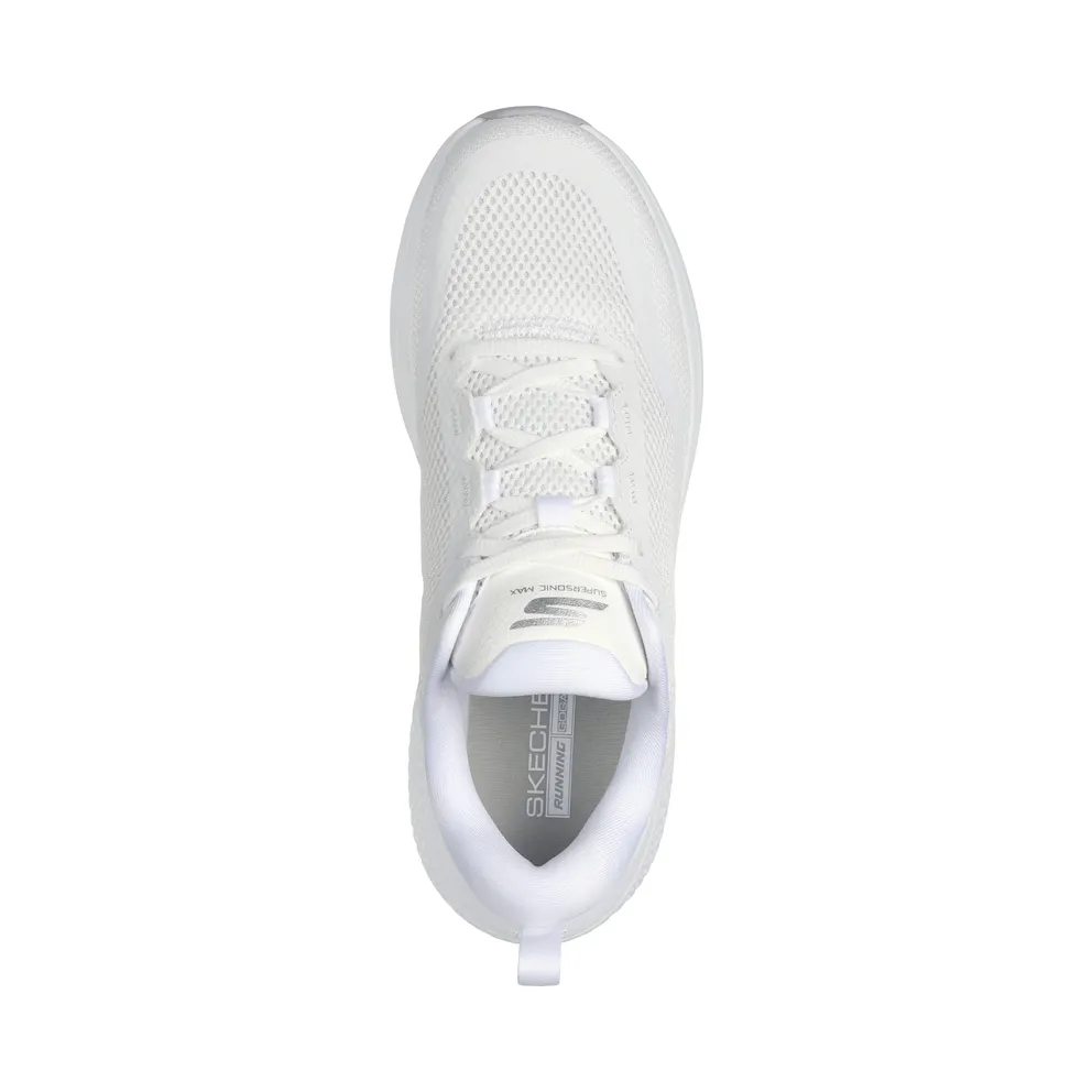 Skechers GO RUN Supersonic Max – White / Silver – “White” (172086 WSL)