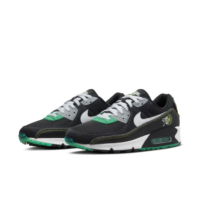 Nike Air Max 90 Psychedelic Black – “Black / White / Wolf Grey / Green” (DV3335-001)
