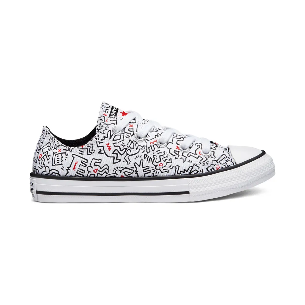 Converse Converse x Keith Haring Chuck Taylor All Star Low Top White/Black/Red (371861C)