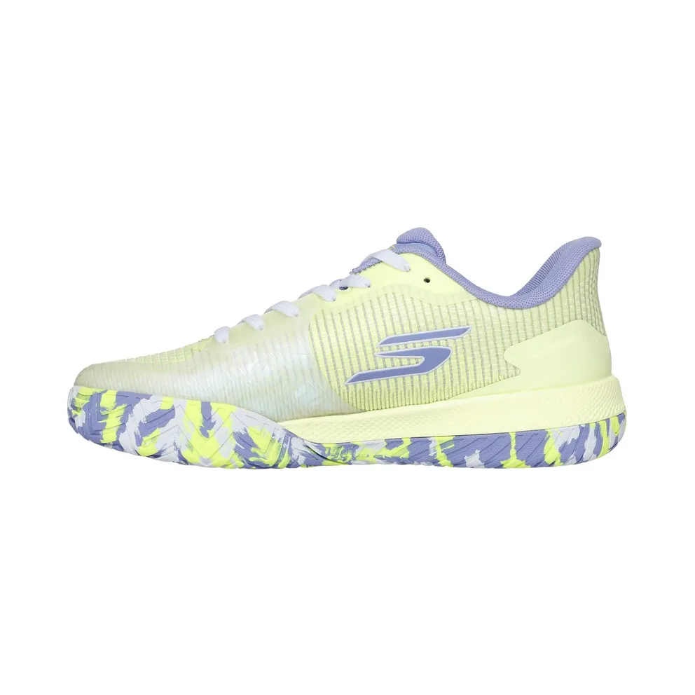 Skechers Viper Court Pro 2.0 Sneaker Limoen/Lavendel