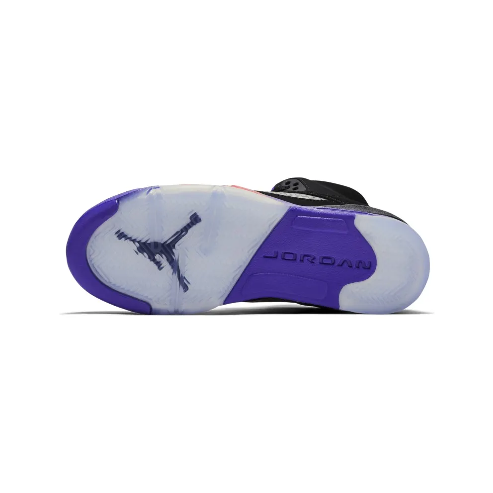 Jordan 5 Retro Fierce Purple (GS) Black/Ember Glow-Fierce Purple (440892-017)