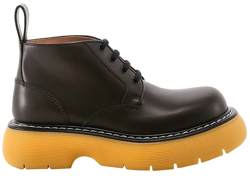 Bottega Veneta Bounce Ankle Boot Brown (651406V00H02062)