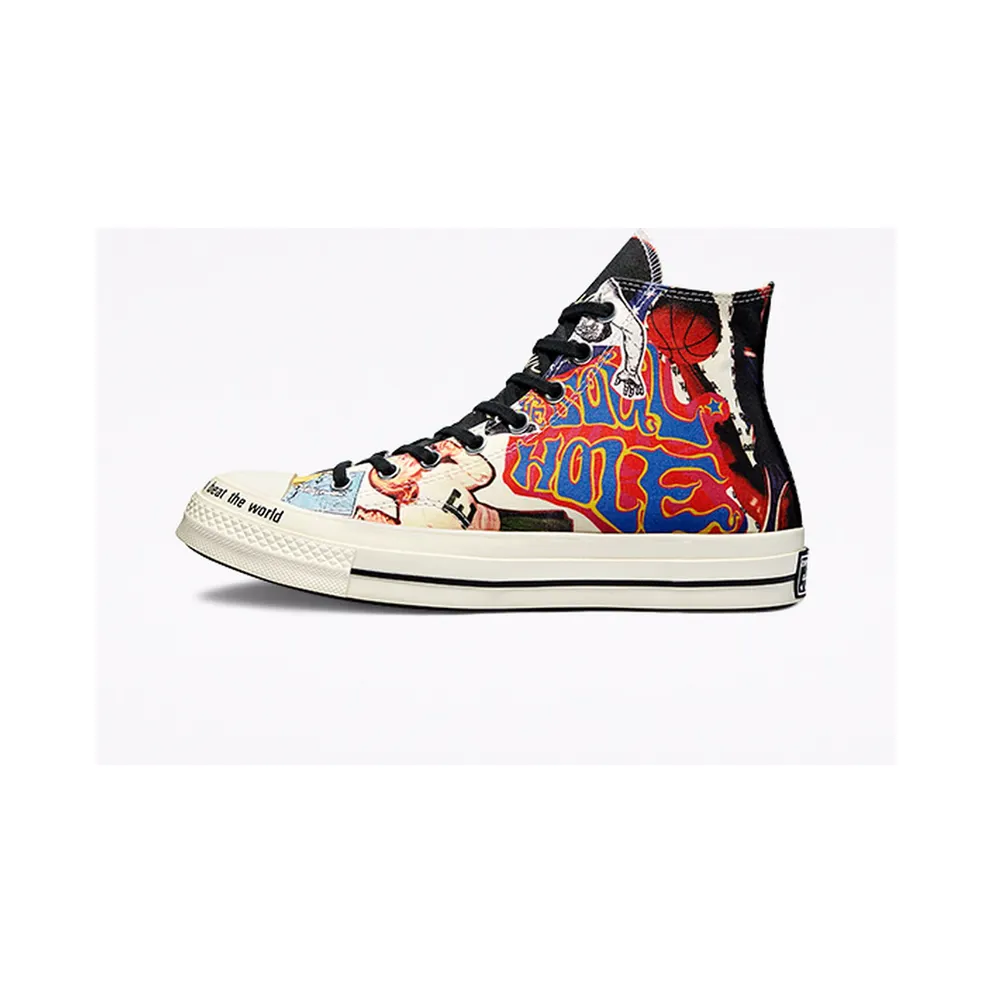 Converse Beat The World Chuck 70 High Top Egret/multi/Black (170680C)