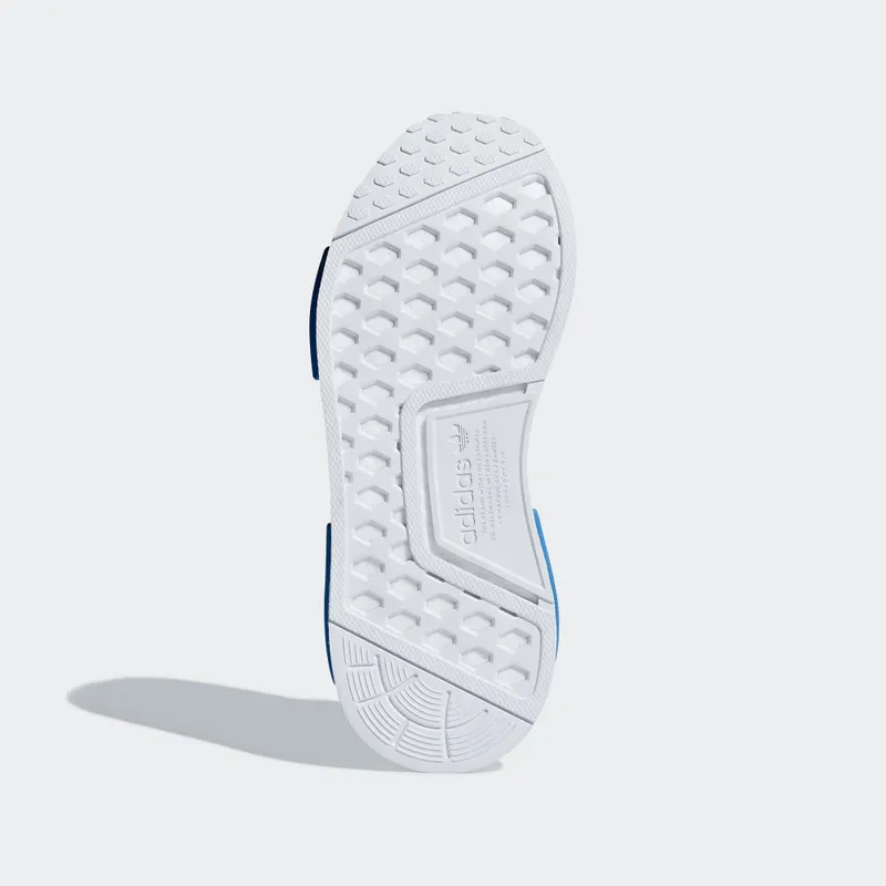 adidas NMD R1 Cloud White Bright Blue (Youth) Cloud White/Cloud White/Bright Blue (AQ1785)