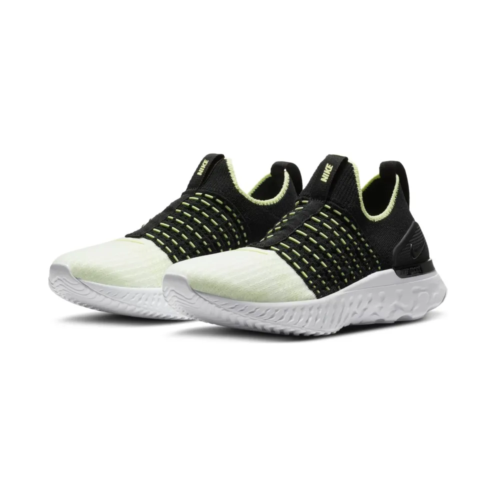 Nike React Phantom Run Flyknit 2 Black Barely Volt (W) Black/Glacier Ice-White-Barely Volt (CJ0280-004)