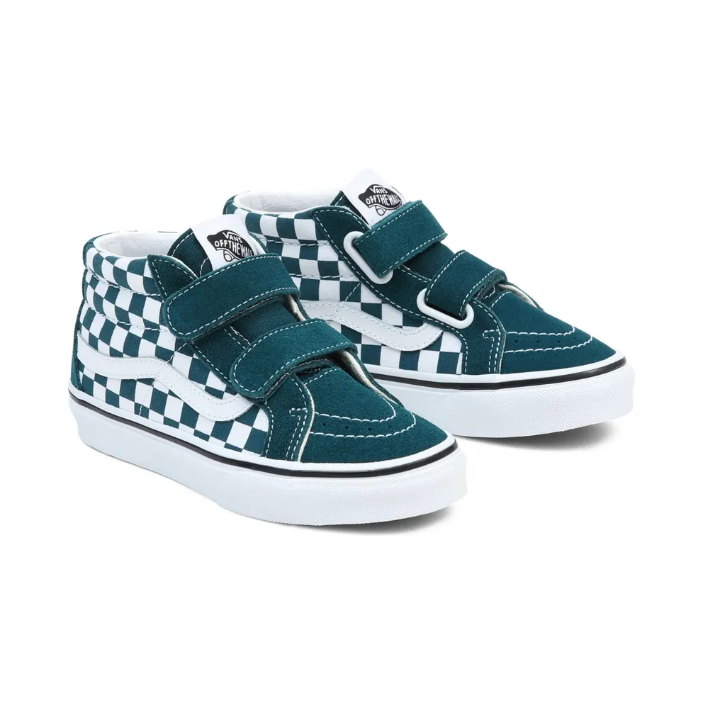 VANS Sk8-mid Reissue Velcro Kinderschuhe Blau (VN0A38HH60Q)
