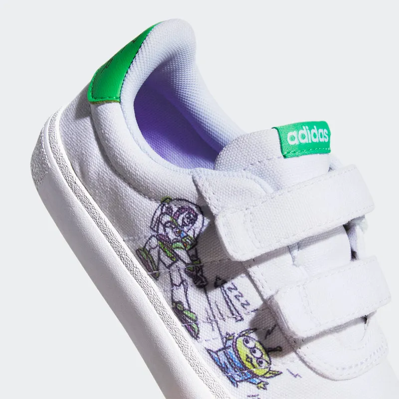 Adidas adidas x Disney Pixar Buzz Lightyear Vulc Raid3r Cloud White / Semi Solar Lime / Active Purple (GZ0625)
