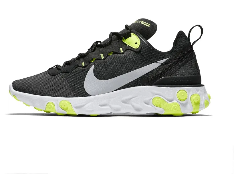 Nike React Element 55 Black Volt Cool Grey (W)
