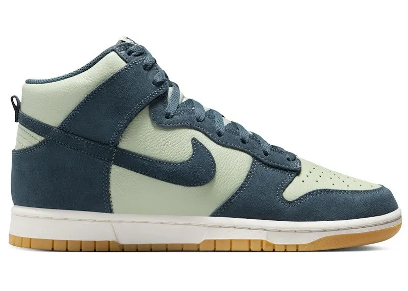 Nike Dunk High Retro SE Jade Horizon Phantom Gum Yellow Armory Navy (FZ4739-300)