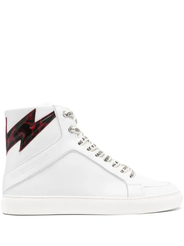 Zadig&Voltaire Flash leren sneakers – Wit (SWSN00441)
