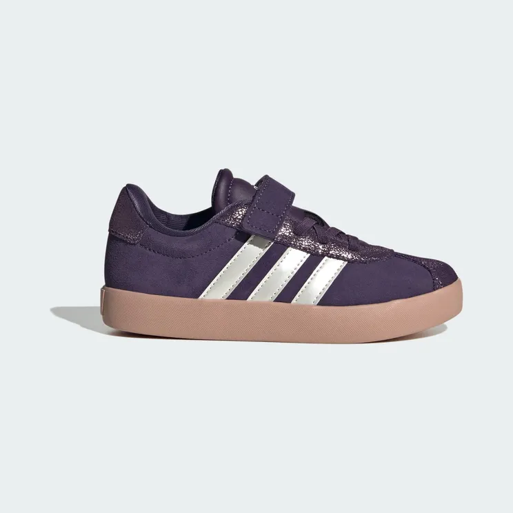 Adidas VL Court 3.0 Sneakers Kids Aurora Plum / Zero Metalic / Pink Gum (JP7836)