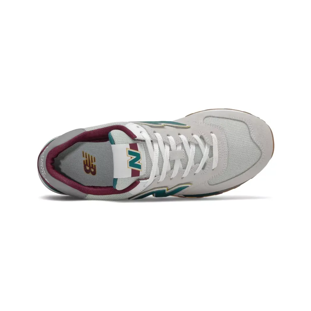New Balance ML574 PR2 Grey / Burgundy (ML574PR2)