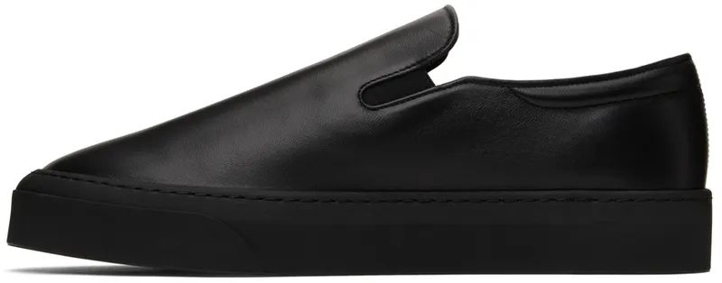 The Row Black Leather Dean Slip-On (F2008-N60)