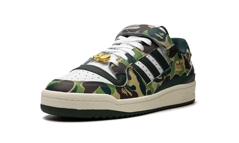 Adidas Forum 84 Low “Bape 30th Anniversary Green Camo” (ID4771)