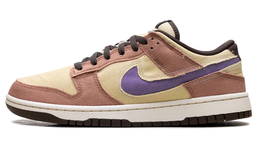 Nike Dunk Low Retro SE “Denim Dusted Clay” (dusty amethyst / team gold) – HF3141-200
