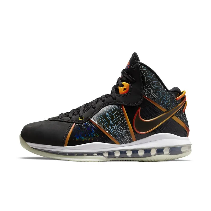 Nike LeBron 8 Space Jam (2021) – “Black / Black-white-multi-color” (DB1732-001)