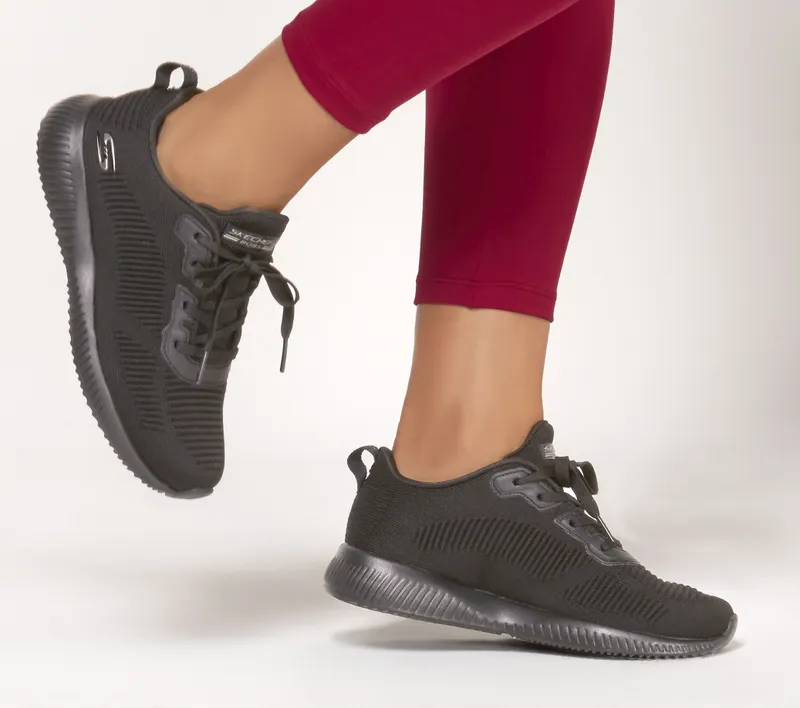 Skechers BOBS Sport Squad – Tough Talk – Black – “Black” (32504 BBK)