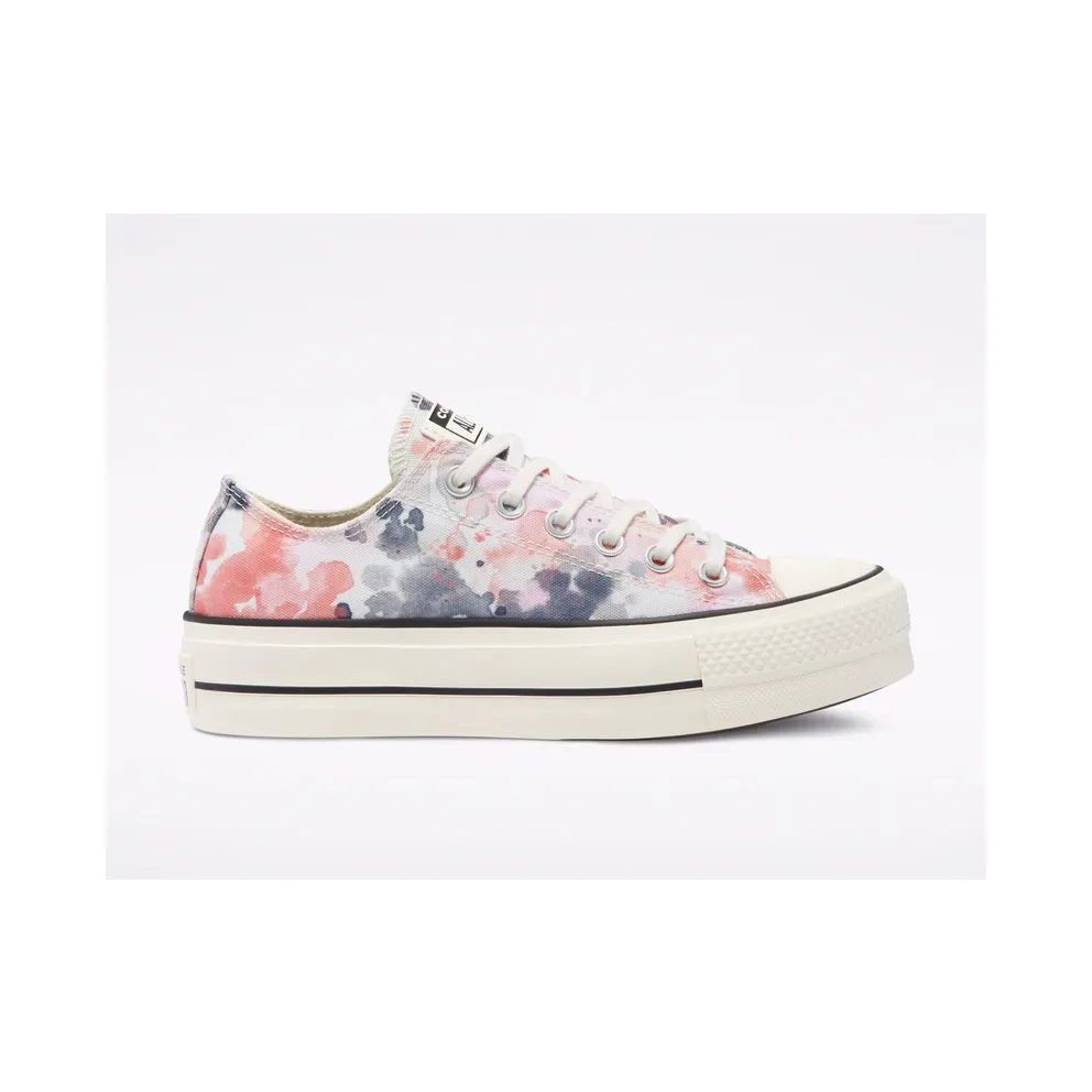 Converse Festival Platform Chuck Taylor All Star Low Top Egret/terracotta Pink/black (570970C)
