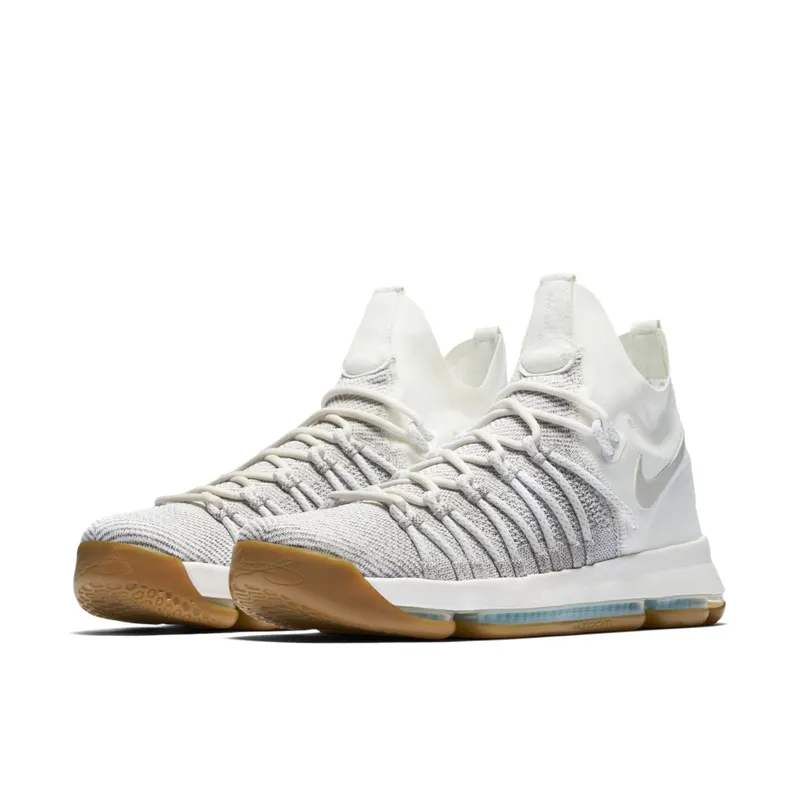 Nike KD 9 Elite Pale Grey Pale Grey/Pale Grey-Ivory (878637-001)