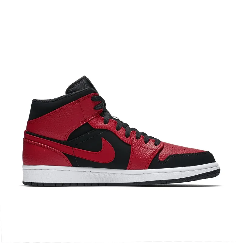 Air Jordan Nike AJ I 1 Mid Reverse Bred (2018) (554724-054)