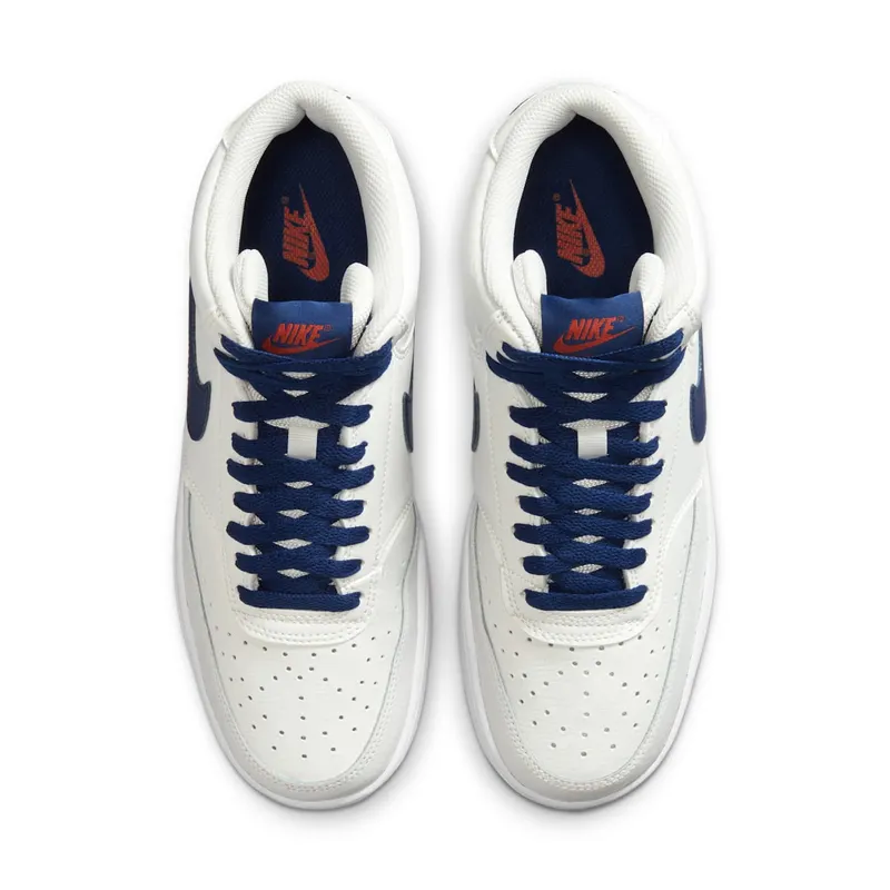 Nike Court Vision Mid Summit White Summit White/Firewood Orange/White (CD5466-104)