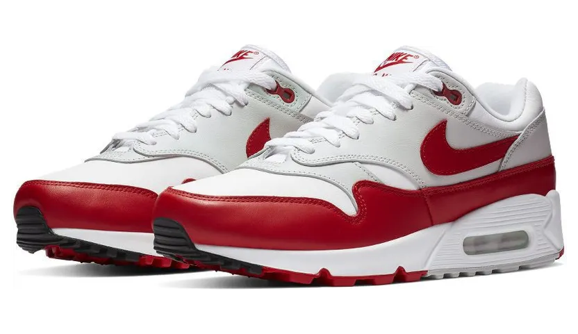 Nike Air Max 90/1 “White / University Red” (AQ1273-100 W)