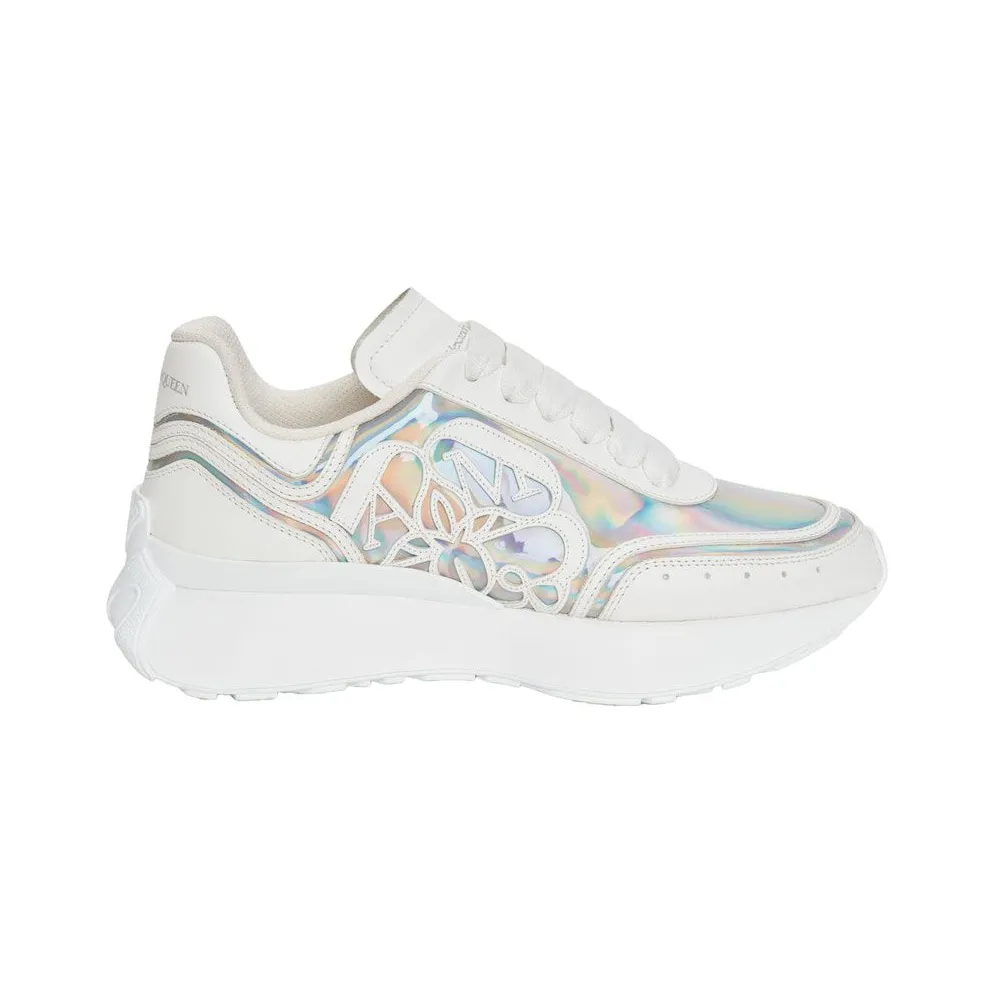 Alexander McQueen Sprint Runner White Iridescent (742738W4K538113)