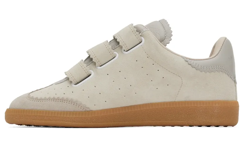 Isabel Marant Beige Suede Beth Sneakers (00MBK0031-00M110S) (3)