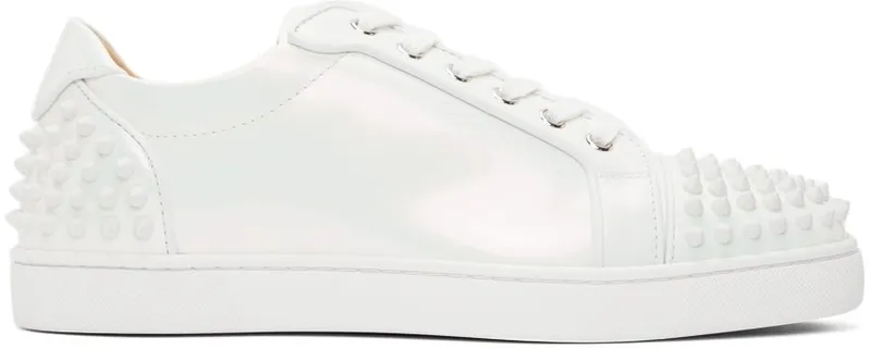 Christian Louboutin White Iridescent Seavaste 2 Orlato (3210253)