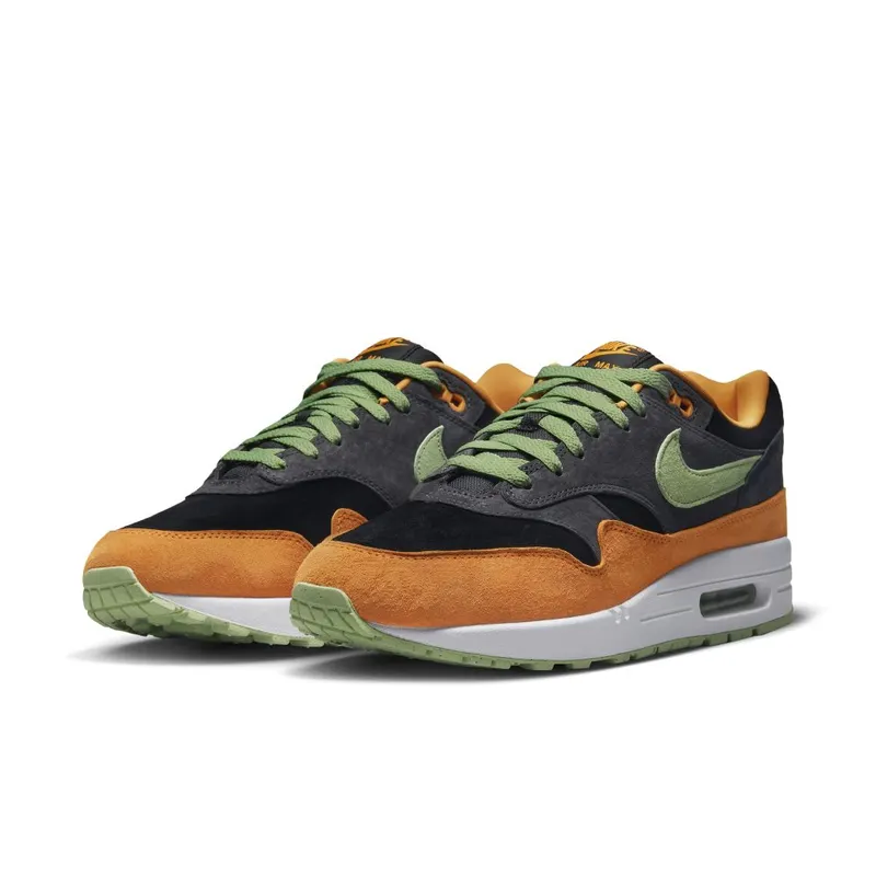 Nike Air Max 1 Premium Anthracite/Black/Kumquat/Honeydew (DZ0482-001)