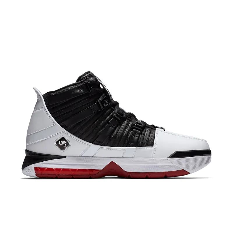 Nike LeBron 3 Home (2019) White/Black-Varsity Crimson (AO2434-101)