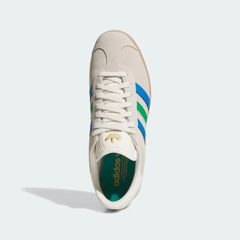 adidas Gazelle Spikeless Golf Chalk White Green Blue Bird (JI4165)