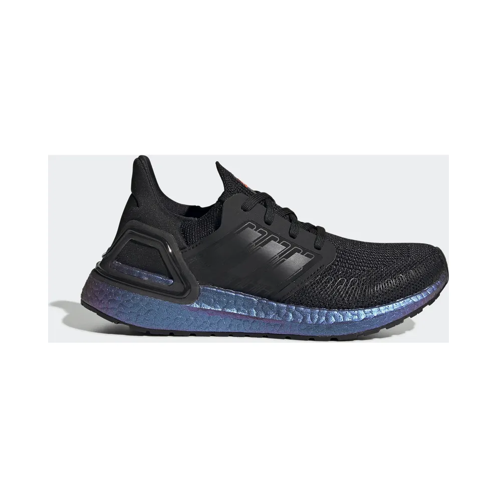 adidas Ultraboost 20 Schuh Core Black / Core Black / Boost Blue Violet Met. (EG4807)