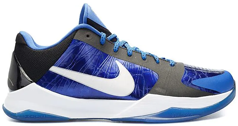Nike Zoom Kobe 5 Duke Varsity Royal/White-Black-Metallic Silver (386429-411)