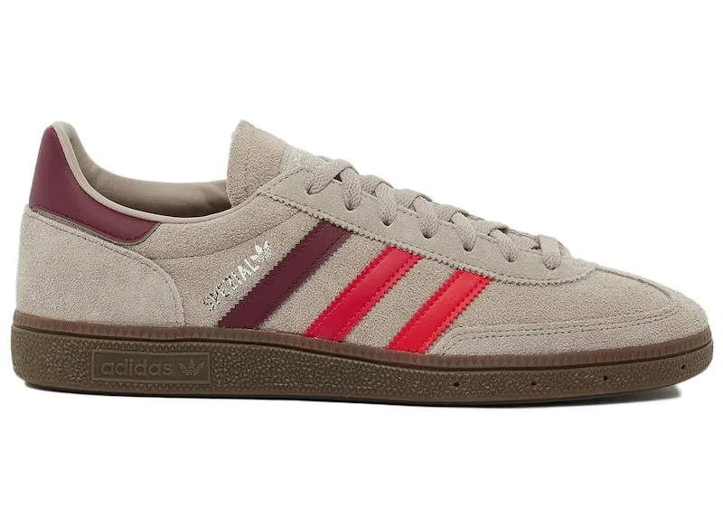 adidas Handball Spezial Silver Pebble Red (JI1027)