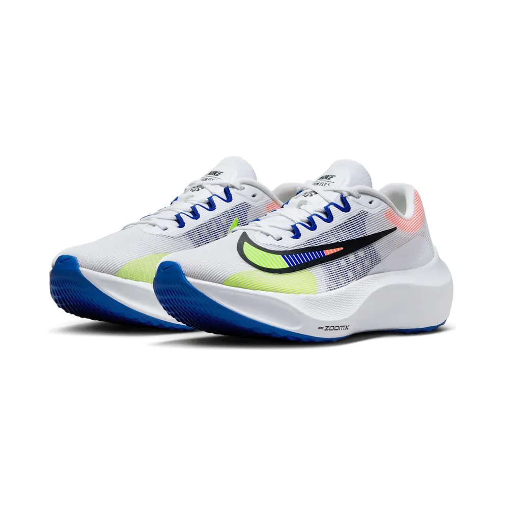 Nike Zoom Fly 5 PRM White Racer Blue Volt (DX1599-100)