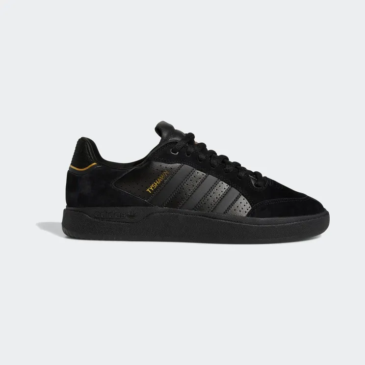 adidas Tyshawn Low Core Black / Core Black / Gold Metallic (GW3178)