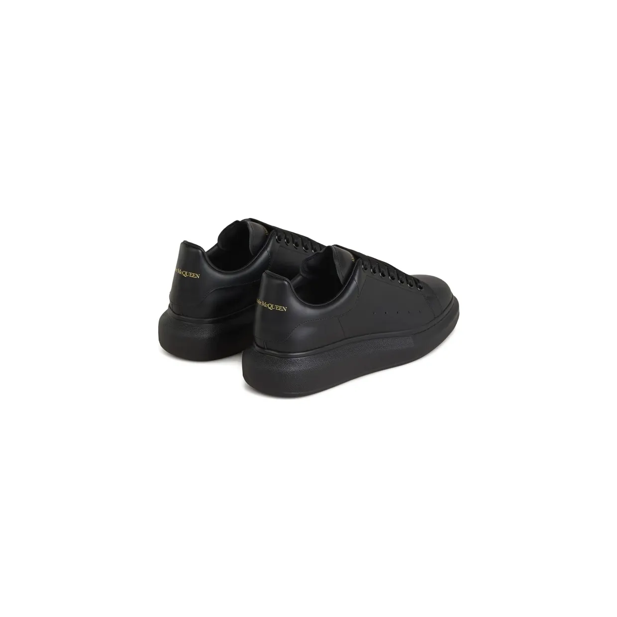 Alexander Mcqueen Oversize Leather “Black” (553680 WWAAN 1002) (2)
