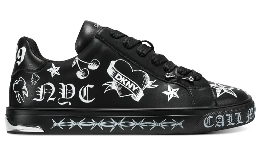 DKNY Abeni Tattoo Sneakers – Schwarz (K1625442005)