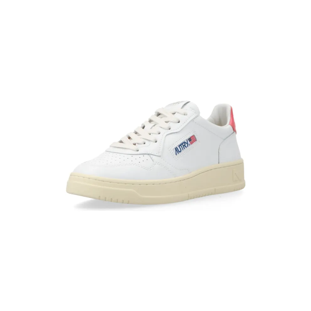 Autry Medalist Low W (White / pink) – AULWLL78