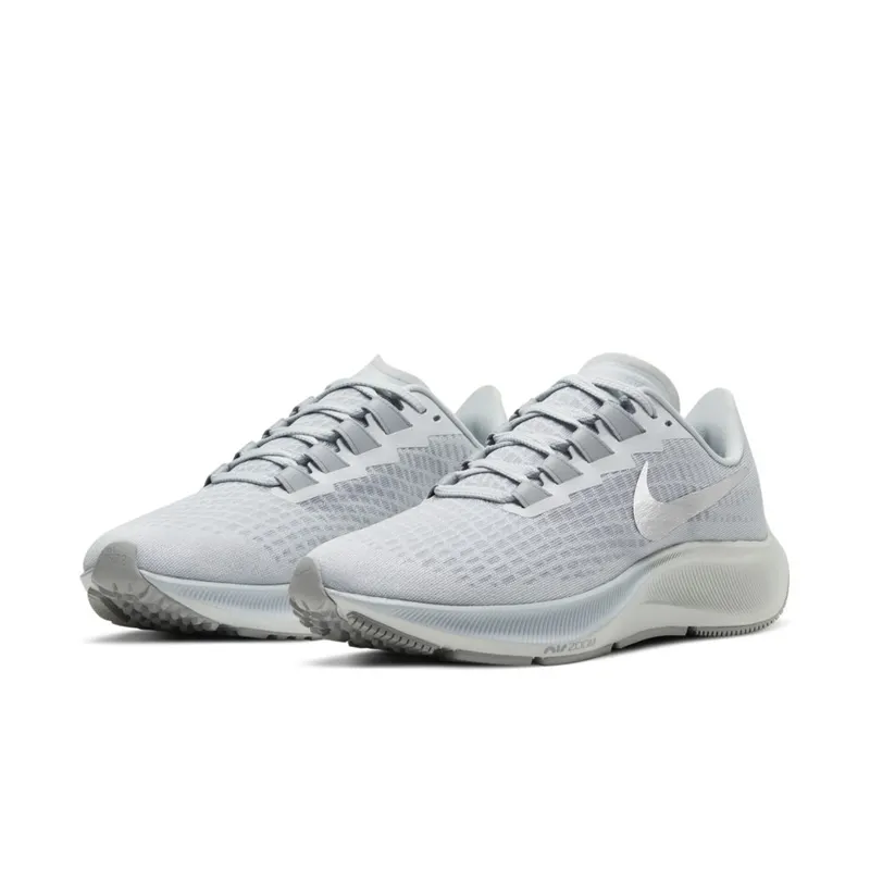 Nike Air Zoom Pegasus 37 Grey Metallic Silver (W) (BQ9647-009)