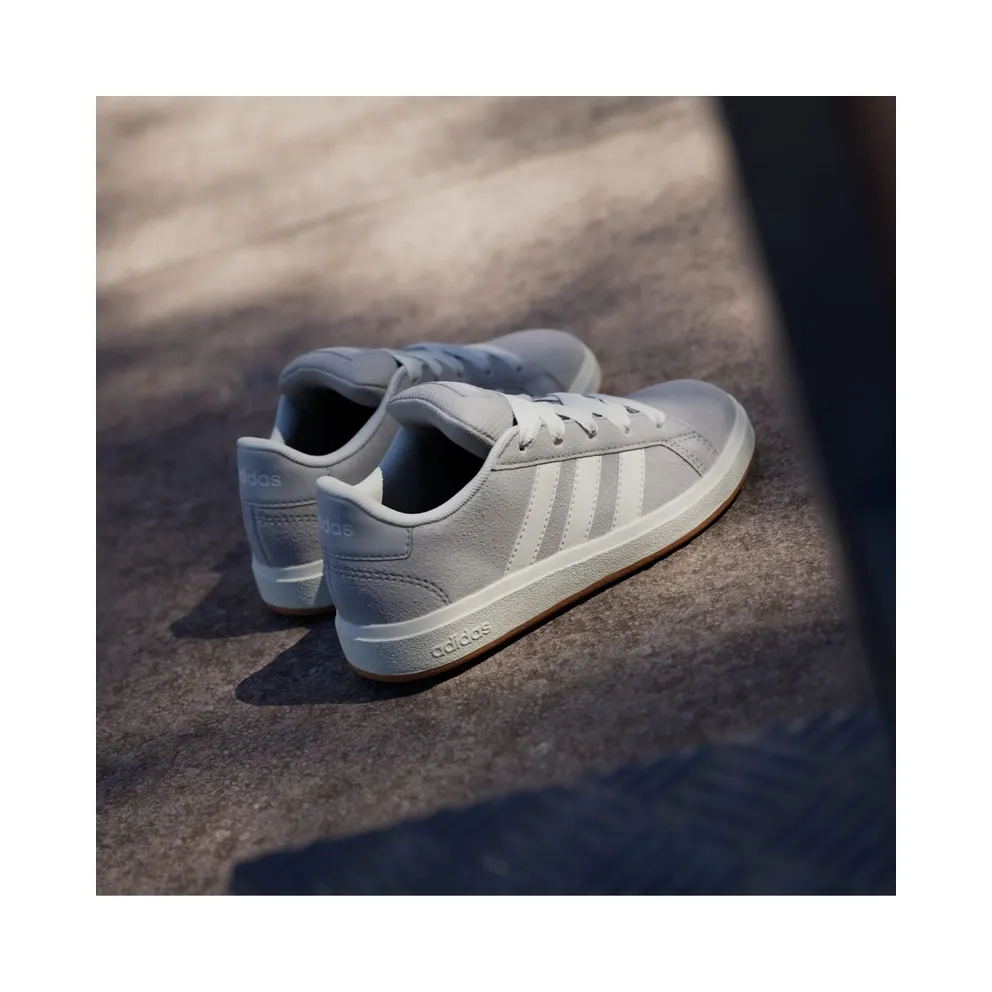 Adidas Grand Court 00s Kids Grey Two / Off White / Gum (JH6179)
