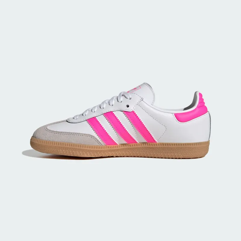 Adidas Samba OG Kids Cloud White / Lucid Pink / Gum (JQ2831)