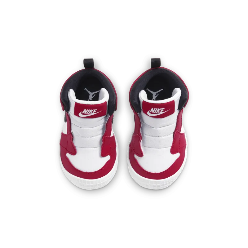 Jordan 1 Crib Bootie for Babies – White