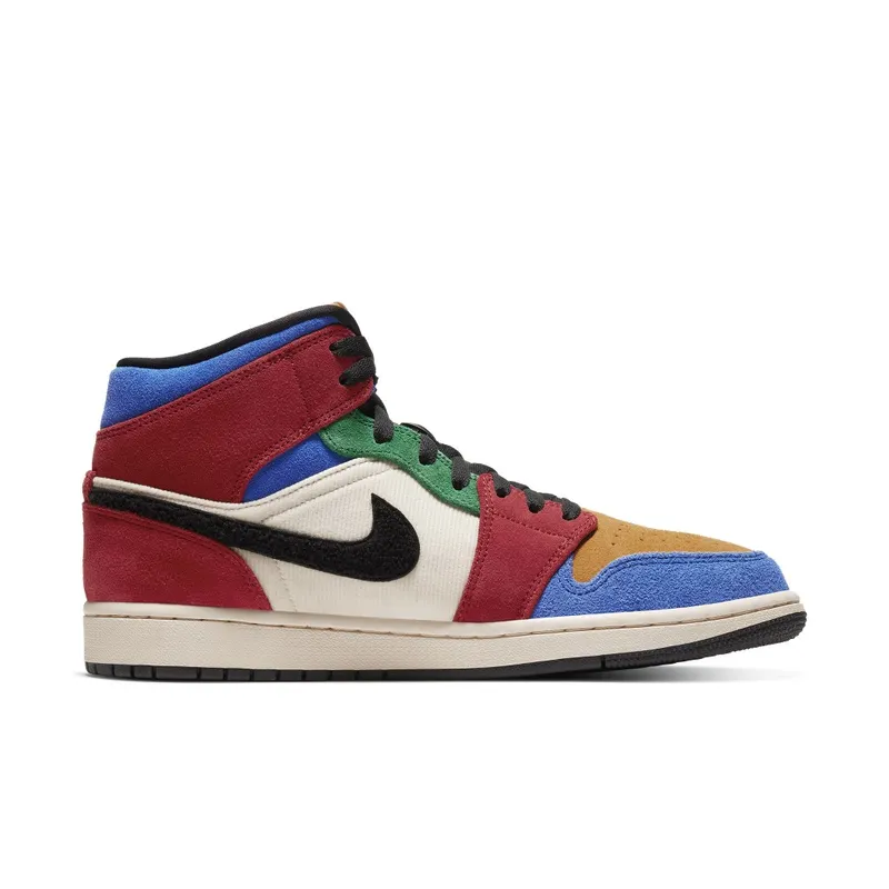 Air Jordan x Blue The Great Nike AJ I 1 Mid ‘Fearless’ (2019) (CU2805-100)