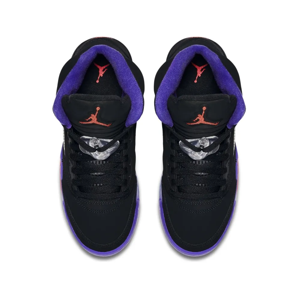 Jordan 5 Retro Fierce Purple (GS) Black/Ember Glow-Fierce Purple (440892-017)