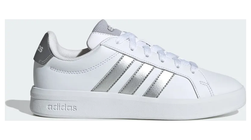 Adidas GRAND COURT 3.0 SCHOENEN JUNIOR Cloud White / Silver Metallic / Silver Metallic (JP9363)
